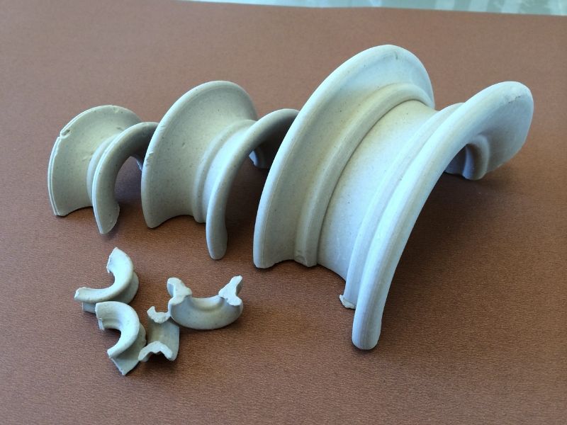 Ceramic Random Packing — Intalox Saddle, Raschig Ring และ Inert Ceramic Ball