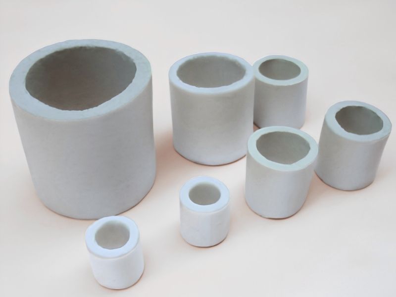 Ceramic Raschig Ring แบบทรงกระบอกสำหรับหอที่ใช้งานกับกรด