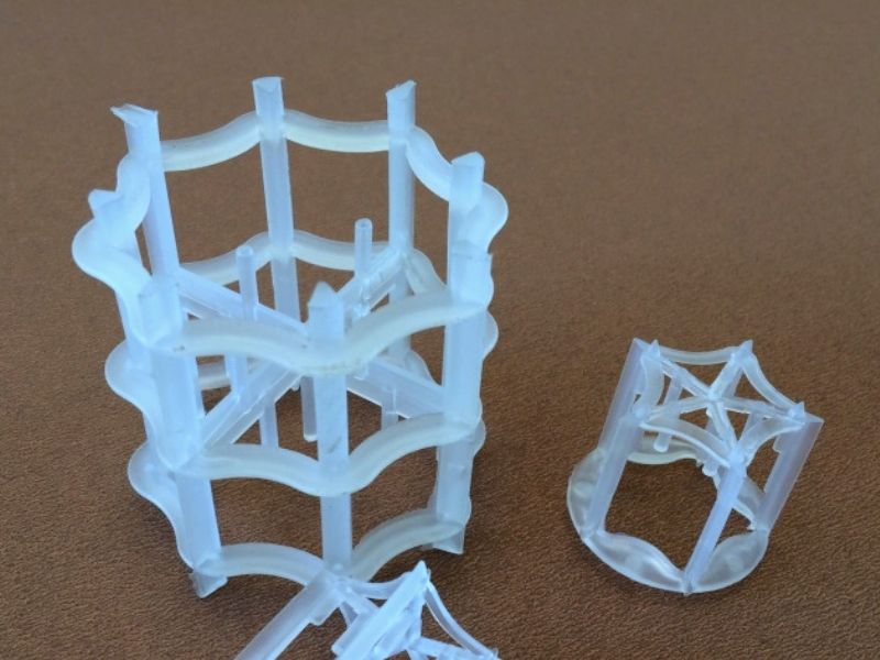 Plastic VSP Ring Random Packing รูปทรง Saddle และ Ring สำหรับงานที่ต้องการ Pressure Drop ต่ำ
